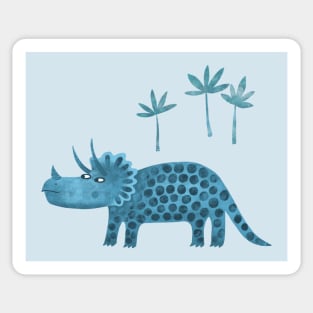 Triceratops Dinosaur Sticker